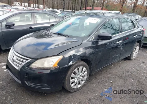 2015 Nissan Sentra S из США, поврежденный, VIN 3N1AB7AP4FY377337
